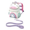 On The Goldbug Unicorn Backpack Harness with Removable Tether, Unicorn Character Toddler Girl