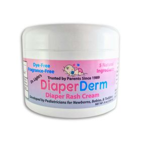 DiaperDerm 8oz All Natural Pediatrician Formulated Diaper Rash Cream