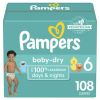 Pampers Baby-Dry Diapers Size 6, 108 Count