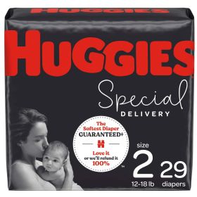 Huggies Special Delivery Hypoallergenic Baby Diapers Size 2;  29 Count