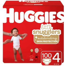 Huggies Little Snugglers Baby Diapers Size 4;  Count 100