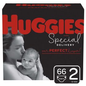 Huggies Special Delivery Hypoallergenic Baby Diapers Size 2;  Count 66