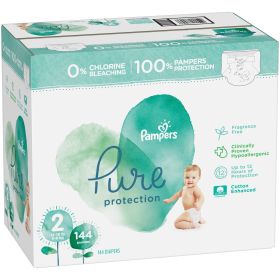 Pampers Pure Protection Size 2, 144 Count