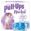 Pull-Ups New Leaf Boys' Training Pants Size 2T-3T;  60 Ct