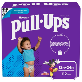 Huggies Pull-Ups Male Training Pants Size 3T-4T;  112 Count