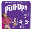 Pull-Ups Girls' Potty Training Underwear Size 6;  4T-5T;  82 Ct