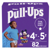 Pull-Ups Boys' Potty Training Underwear Size 6;  4T-5T;  82 Ct