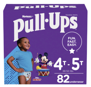 Pull-Ups Boys' Potty Training Underwear Size 6;  4T-5T;  82 Ct