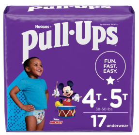 Pull-Ups Boys' Potty Training Pants Size 6;  4T-5T;  17 Ct