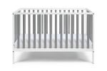 Deux Remi 3-in-1 Convertible Island Crib White/Gray