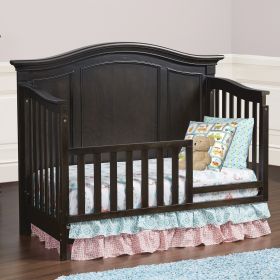 Glendale 4-in-1 Convertible Crib Charcoal Brown