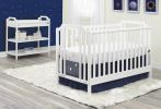 Celeste 3-in-1 Convertible Island Crib White