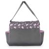 Baby Boom Happy Unicorn Duffle Diaper Bag - Gray Print