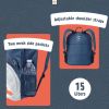 Firefly! Outdoor Gear Finn the Shark Kid's Backpack - Navy Blue (15 Liter), Unisex