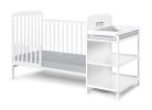 Ramsey 3-in-1 Convertible Crib and Changer Combo White