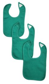 3Baby Bibs (Color: Green, size: One Size)