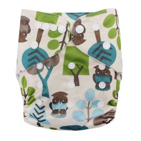 Washable Cloth Diapers Baby Waterproof Adjustablebreathable (Option: 1style-Onesize)