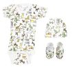 Unisex Newborn Baby 3 Pc Layette Sets