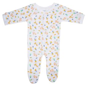 One Pack Terry Sleep & Play (Color: White, size: large)