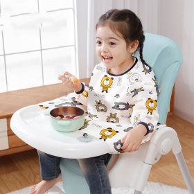 Waterproof Anti-fouling Long Sleeve Eating Saliva Pocket One Dining Table (Option: Little Bear)