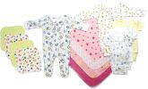 Newborn Baby Girls 13 Pc Layette Baby Shower Gift Set