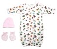 Girls 3 Piece Layette Set