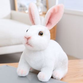 Simulation Rabbit Doll Plush Toy Children's Gift Easter Bunny 7.87inch (Style: 20 Cm, Items: White Rabbit)