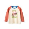 Girl Bear Print Pattern Color Matching Design Cute Shirt