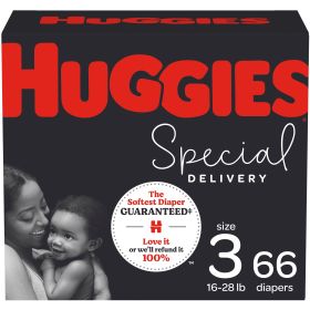 Huggies Special Delivery Hypoallergenic Baby Diapers Size 3;  Count 66 (Brand: Huggies)