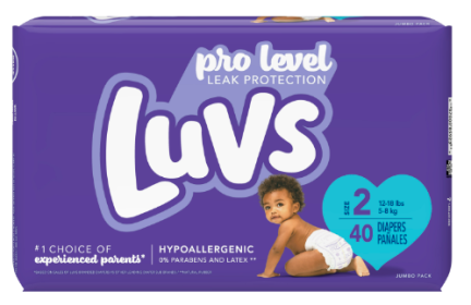 Luvs Pro Level Leak Protection Diapers Size 2, 40 Count (Brand: Luvs)