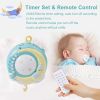 Baby Musical Crib Bed Bell Rotating Mobile Star Projection Nursery Light Baby Rattle Toy