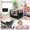 4 in 1 Portable Pack and Play Baby Nursery Center with Bassinet