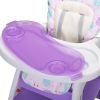 Multipurpose Adjustable Highchair, Children's dining chair for Baby Toddler Dinning Table with Feeding Tray and 5-Point Safety Buckle XH