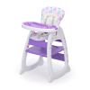 Multipurpose Adjustable Highchair, Children's dining chair for Baby Toddler Dinning Table with Feeding Tray and 5-Point Safety Buckle XH