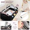 4 in 1 Portable Pack and Play Baby Nursery Center with Bassinet