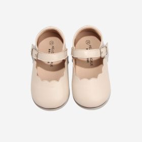 Mary Jane Single Retro girl's Shoes (Option: Beige-21)